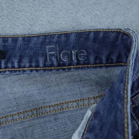 Calvin Klein Jeans Womens 30/10 Flare 5-Pocket Stretch Flex Denim Blue - Picture 4 of 8